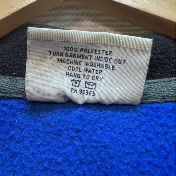 Timberline Mens Fleece Vest Jacket Size XL Blue Saddle Up Full Zip Outdoors - Picture 3 of 11